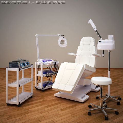 beauty equipment 3D Модель .c4d .max .obj .3ds .fbx .stl .blend 