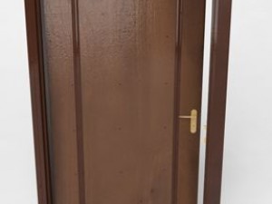door wood Model 3D