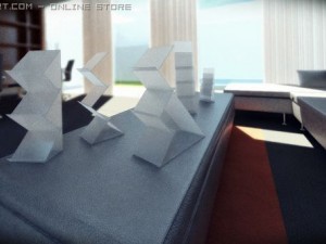 brochure holder Model 3D