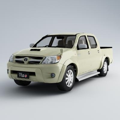 toyota vigo dcab 3D मॉडल .c4d .max .obj .3ds .fbx .stl .blend 
