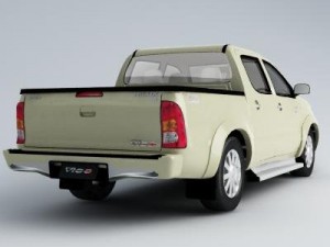 toyota vigo dcab 3D मॉडल