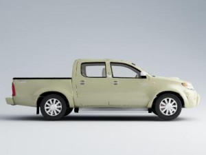 toyota vigo dcab 3D मॉडल