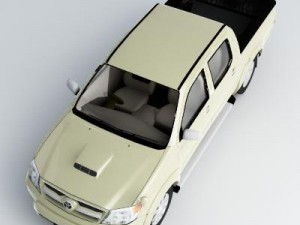 toyota vigo dcab 3D मॉडल