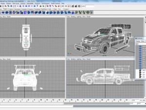 toyota vigo dcab 3D मॉडल
