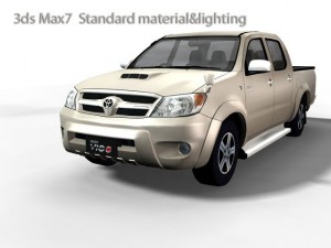 toyota vigo dcab 3D मॉडल