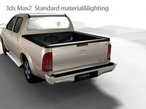toyota vigo dcab 3D मॉडल