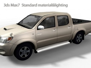 toyota vigo dcab 3D मॉडल