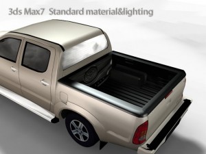 toyota vigo dcab 3D मॉडल