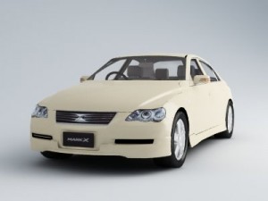 toyota markx 3D मॉडल