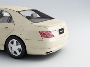 toyota markx 3D मॉडल