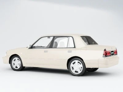 toyota crown sedan 3D Model .c4d .max .obj .3ds .fbx .stl .blend