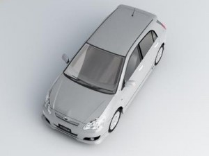 toyota runx 3D 模型