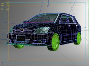 toyota runx 3D 模型