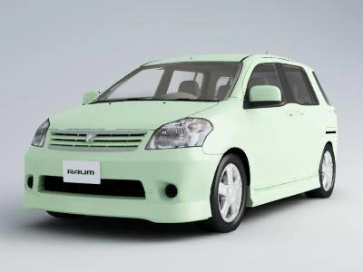 toyota raum 3D Model .c4d .max .obj .3ds .fbx .stl .blend 