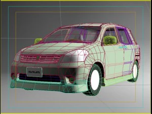 toyota raum 3D Model