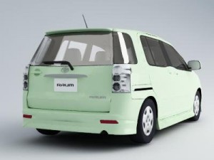 toyota raum 3D Модель