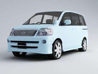 toyota noah Modelo 3D .c4d .max .obj .3ds .fbx .stl .blend 