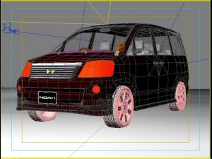 toyota noah Modelo 3D