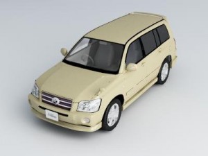 toyota kluger hybrid 3D मॉडल