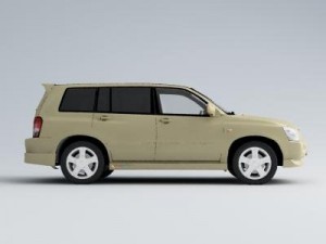 toyota kluger hybrid 3D मॉडल