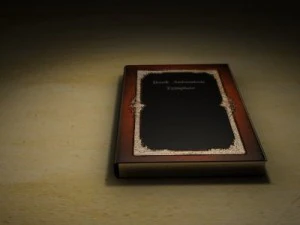 livre anim&eacute; ouvert Modèle 3D