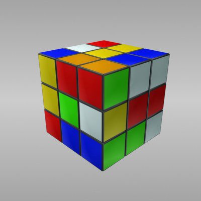 rubik cube 3D Model .c4d .max .obj .3ds .fbx .stl .blend 