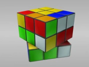 rubik cube 3D Model