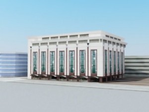 shopping mall bliunding 3D 模型