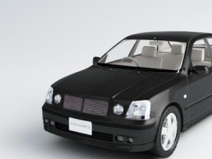 toyota progres 3D 模型