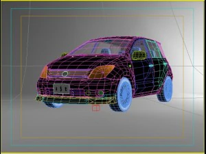 toyota ist 3D Model