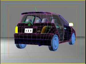 toyota ist 3D Model