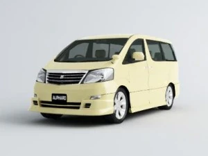 toyota alphard g Modèle 3D