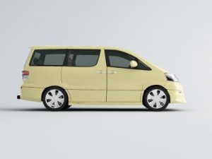 toyota alphard g 3D मॉडल
