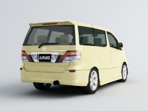 toyota alphard g 3D मॉडल
