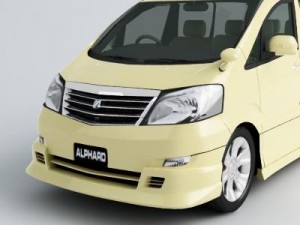 toyota alphard g 3D मॉडल