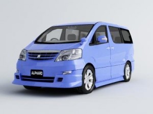 toyota alphard v 3D Model