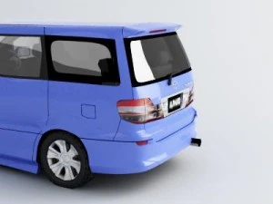 toyota alphard v 3D Model