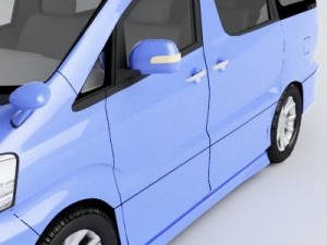toyota alphard v Modello 3D