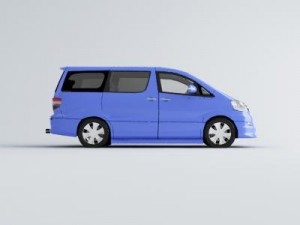 toyota alphard v Modello 3D