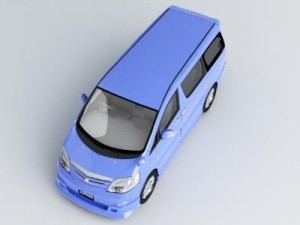 toyota alphard v Modello 3D