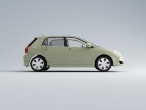 toyota allex 3D मॉडल