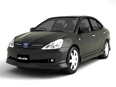 toyota allion 3D मॉडल .c4d .max .obj .3ds .fbx .stl .blend 