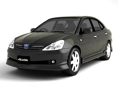 toyota allion 3D Model .c4d .max .obj .3ds .fbx .stl .blend 