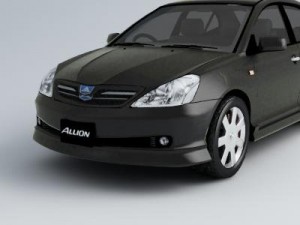 toyota allion 3D मॉडल