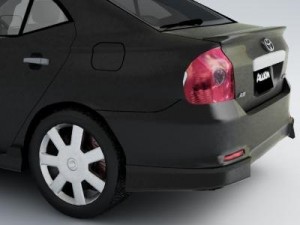 toyota allion 3D मॉडल