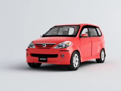 toyota avanza 3D Model .c4d .max .obj .3ds .fbx .stl .blend 