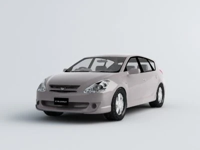 toyota caldina 3D Model .c4d .max .obj .3ds .fbx .stl .blend 