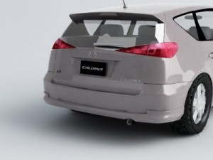 toyota caldina 3D 模型