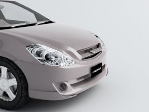 toyota caldina 3D 模型