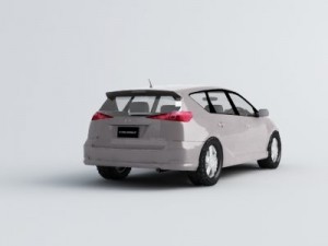 toyota caldina 3D 模型